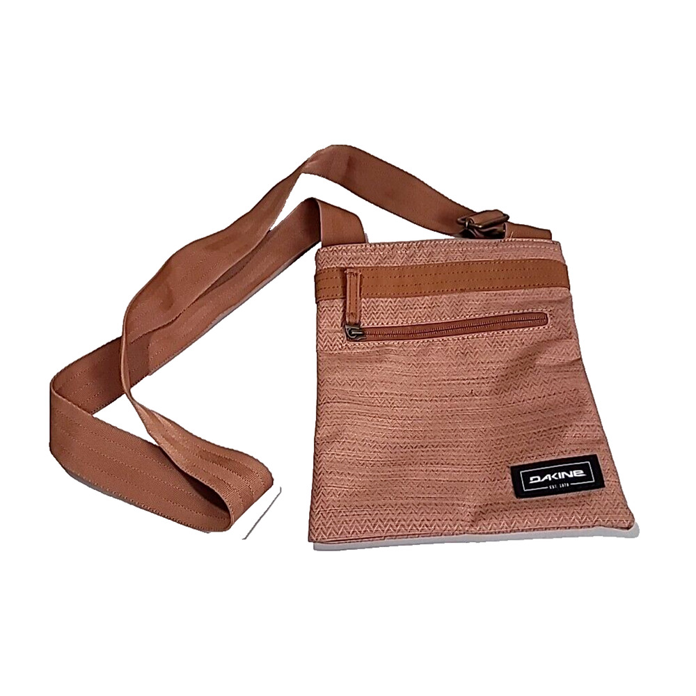 Dakine‎ Jive Brown Canvas Adjustable Strap Travel Womans Crossbody Bag Purse